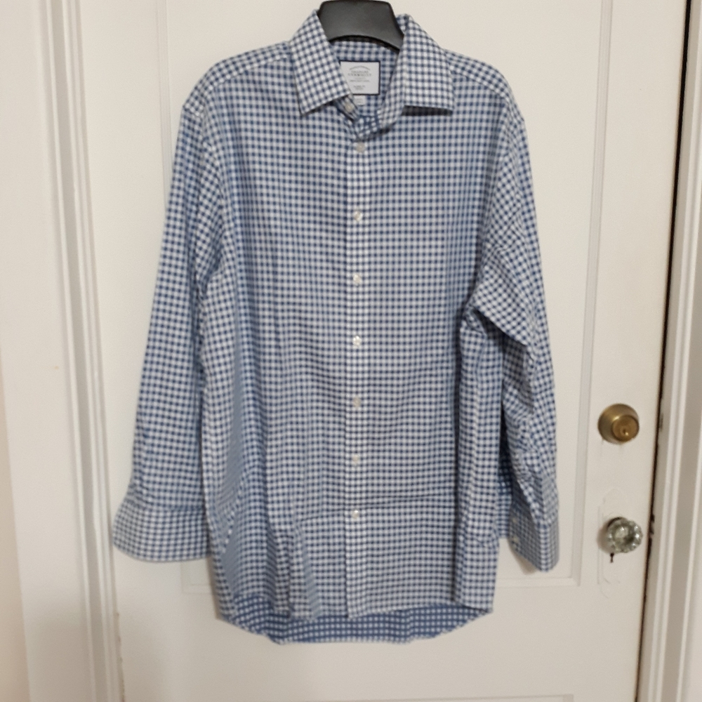 CHARLES TYRWHITT Non Iron Dress Shirt Neck…